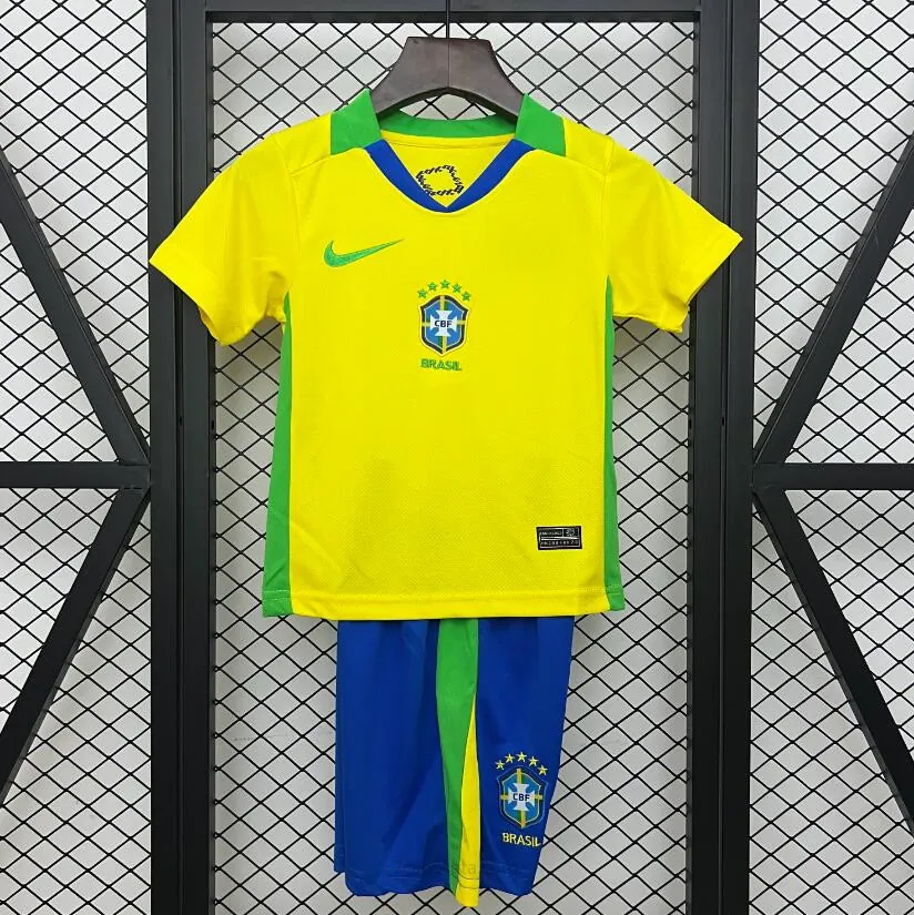 Camiseta Brasil Primera Equipación 25/26 Niño Atrapa este gangaza excelente