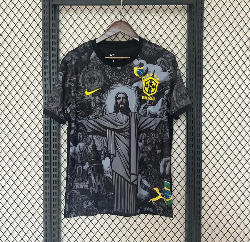 Camiseta Brasil Edición Especial Negro 24/25 ¡¡Menudo/a chollo, aprovéchala ya!