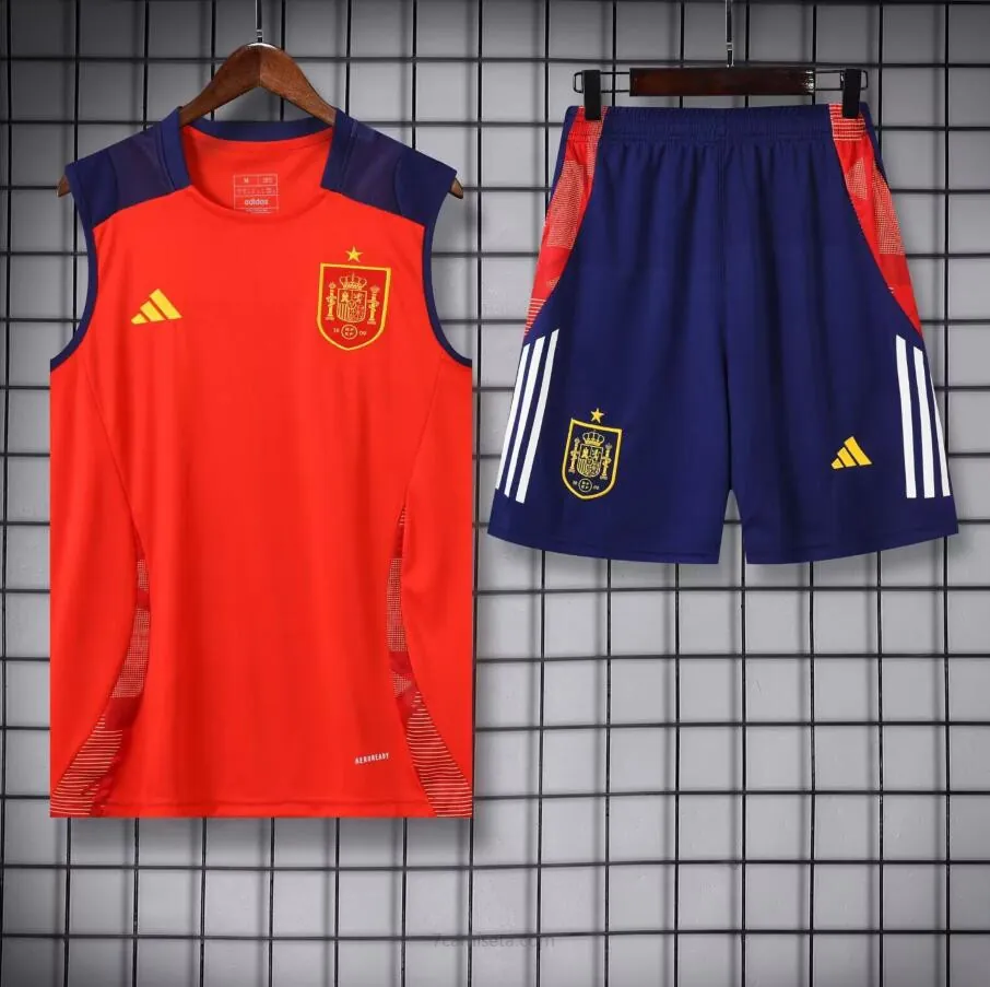 Camiseta Sin Mangas ESPAÑA Pre-Match 25/26 + Pantalones ¡¡Qué descuentazo, consigue!