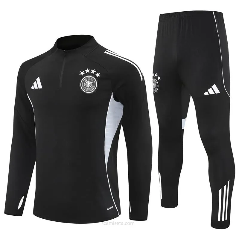 Chandals Fc Alemania 25/26 (Hombre/Niño) Negro + Pantalones ¡¡Ni te imaginas magnífico saldazo en todo el mercado!