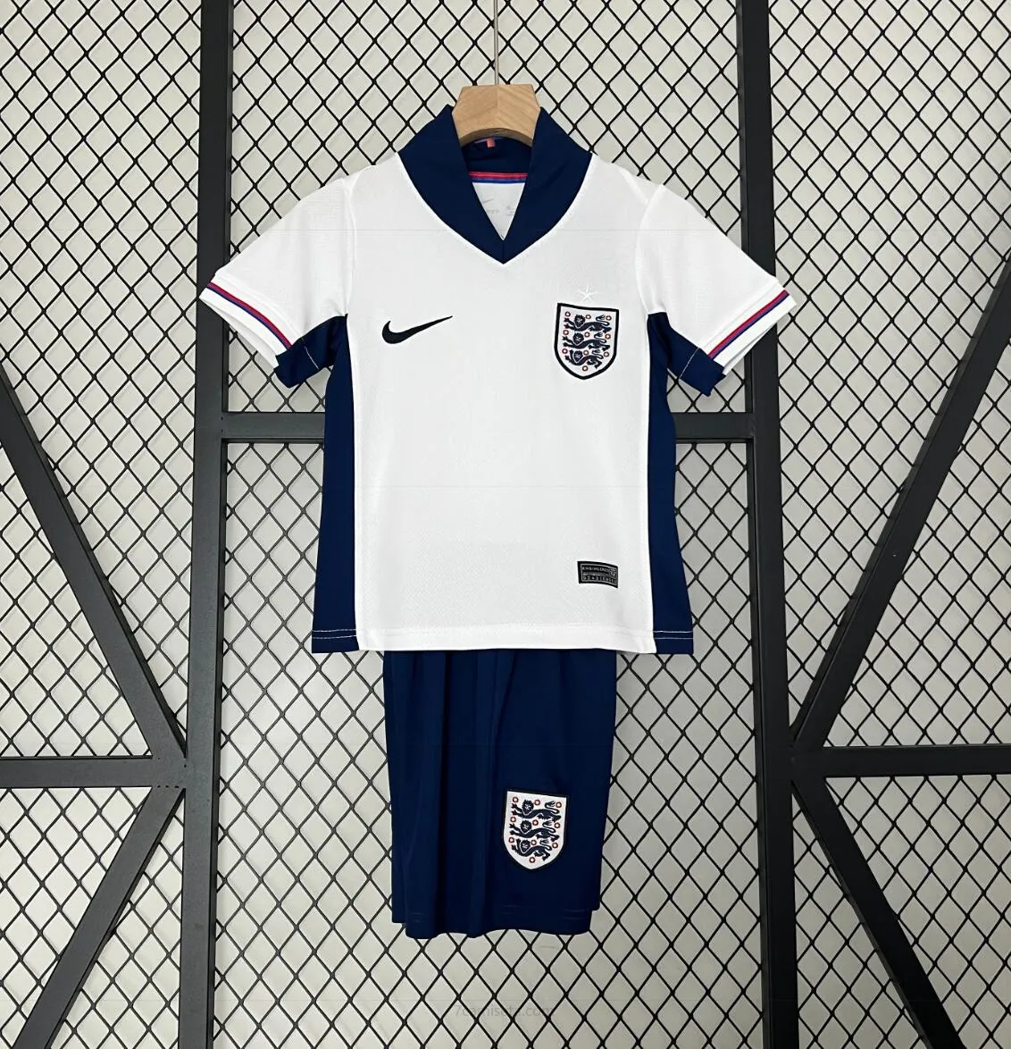 Camiseta Inglaterra Primera Equipacion 2024 Niño Soberbio gangaza, atrapa en toda la red