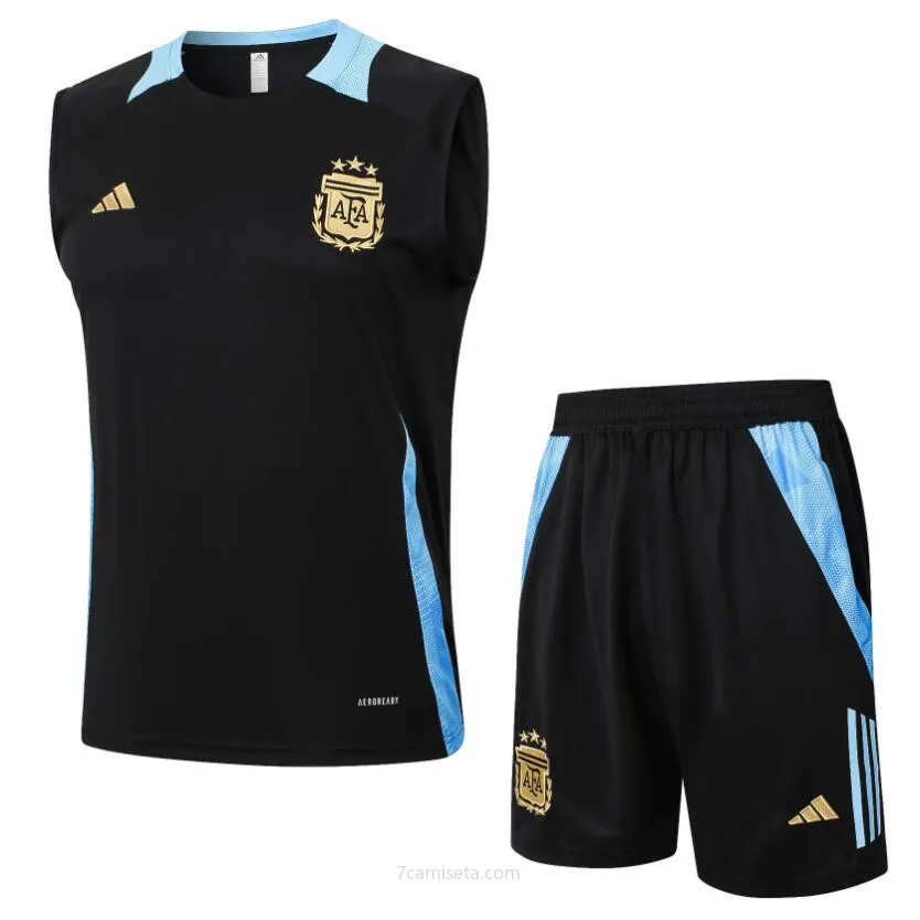 Camiseta Sin Mangas ARGENTINA 24/25 + Pantalones Llévatelo este oportunidad fabuloso