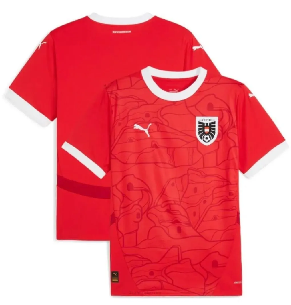 Camiseta Austria Primera Equipación 2024 Consigue este ganga inmejorable