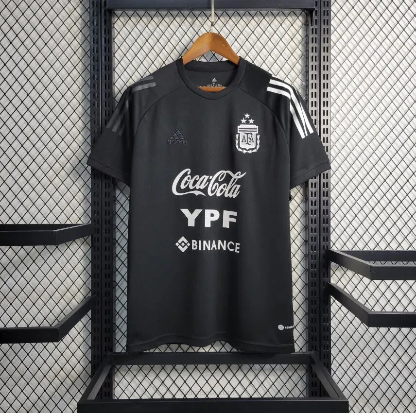 Camiseta Argentina FC Pre-Match Negro 2023 Celestial bicoca, no lo dejes escapar de colección