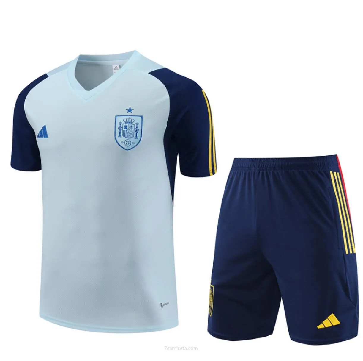 Camisetas España Pre-Match Azul 24/25 Hombre + Pantalones Rebaja bestia con devolución gratis