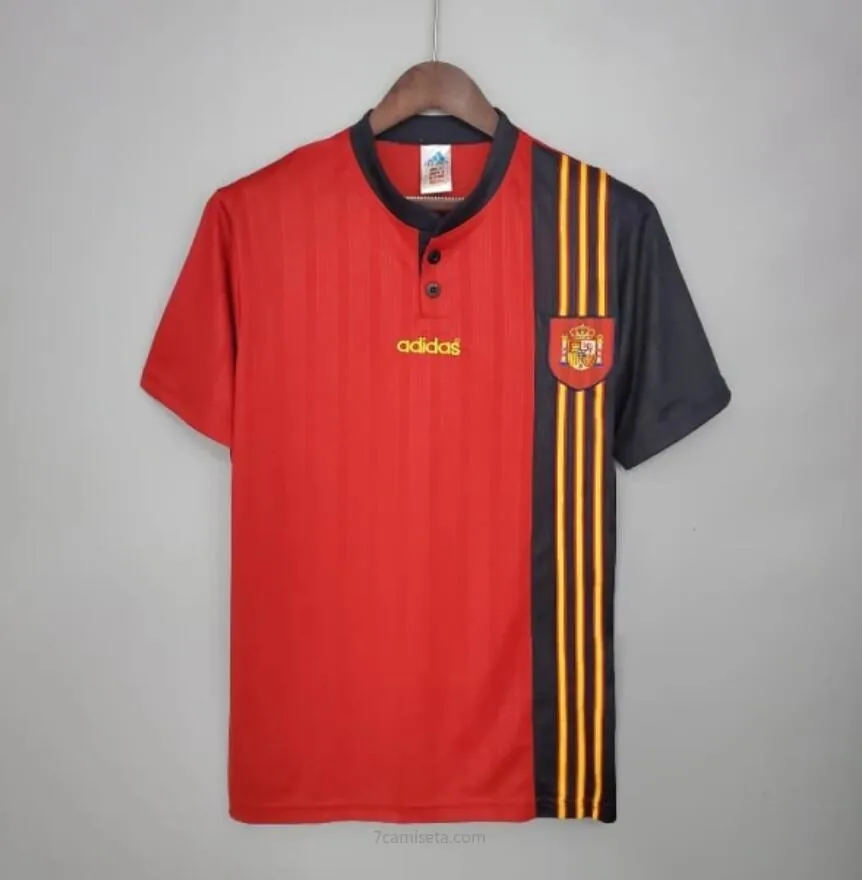 Camisetas Retro España Primera Equipación 1996 Saldazo humilde calidad asegurada