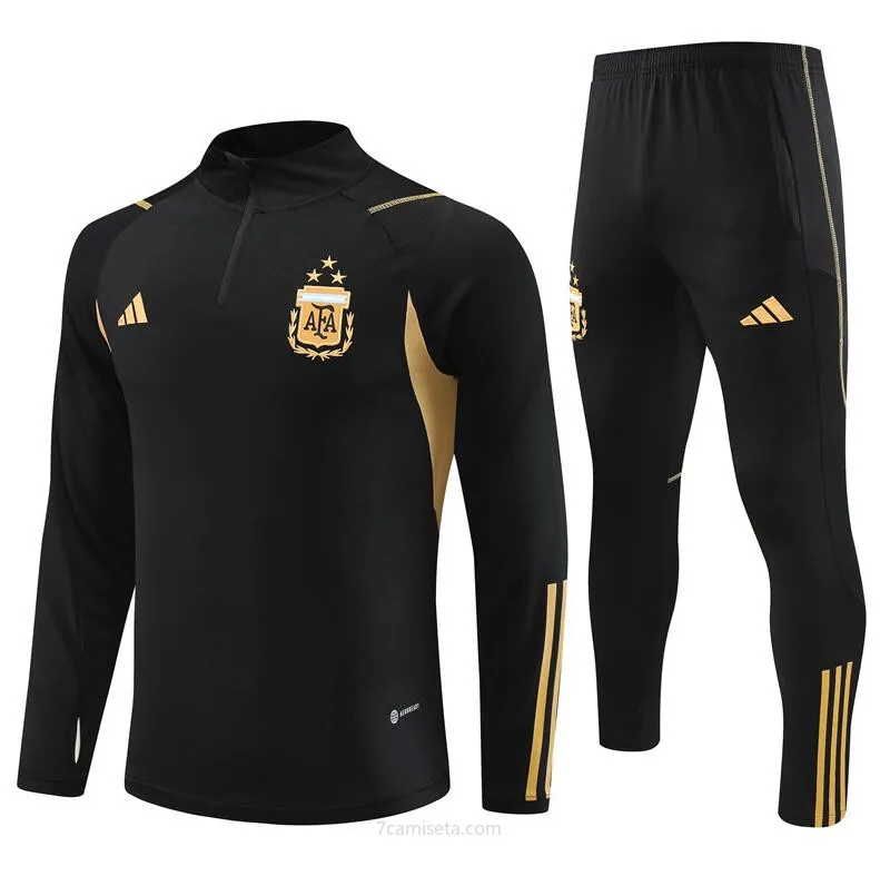 Chandal Entrenamiento Argentina 22/23 Negro (Hombre/Niño) + Pantalones Oferta excelente de outlet