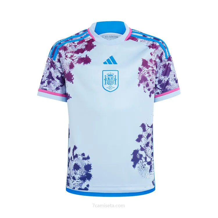 Camiseta España Segunda Equipación Mundial Femenino 2023 Bestial descuento, llévatelo de derribo
