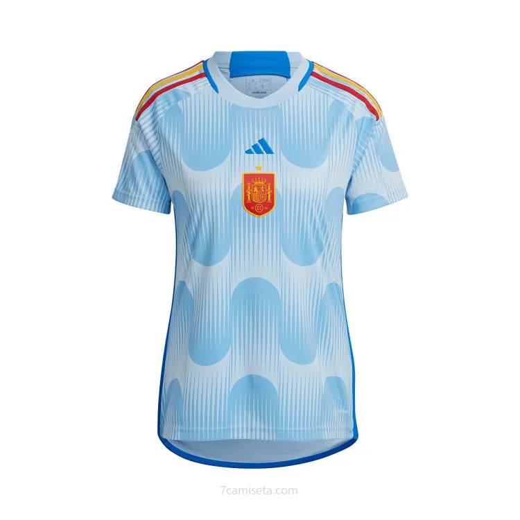Camiseta España Segunda Equipación Mundial Qatar 2022 Mujer Date prisa este ofertón extraordinario