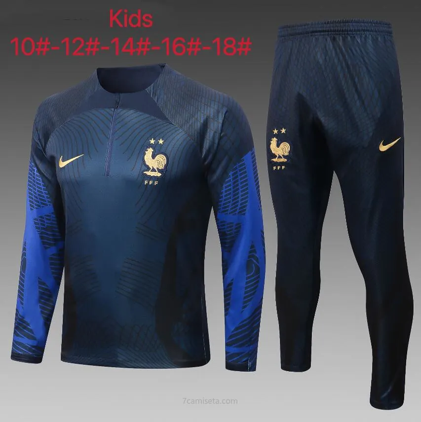 Chandal Entrenamiento Francia 2022/2023 Niño + Pantalones Rebajón excelente más barato que nunca