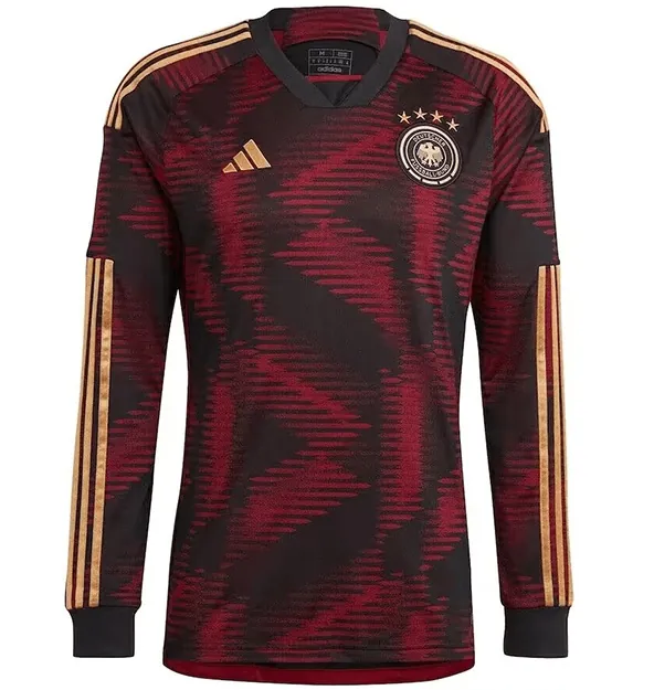 Camiseta Alemania Segunda Equipación Mundial Qatar 2022 ML Ahorro barato de outlet
