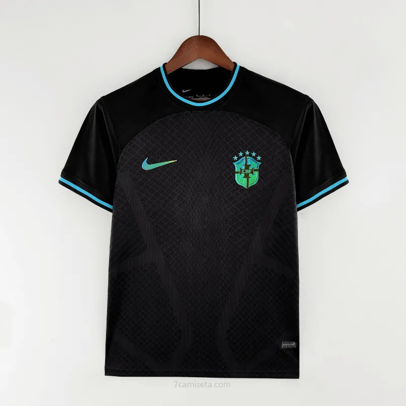 Camiseta Brasil Concepto 2022 Negro Saldazo magnífico de derribo