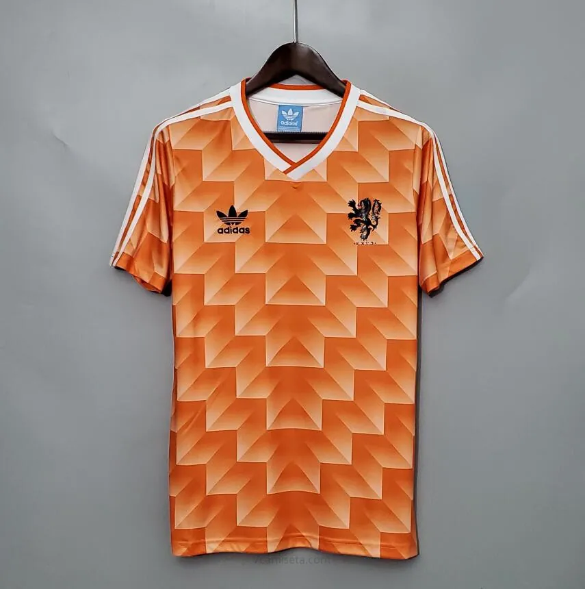 Camiseta Retro Holanda Primera Equipación 1988 Rebaja magnífico