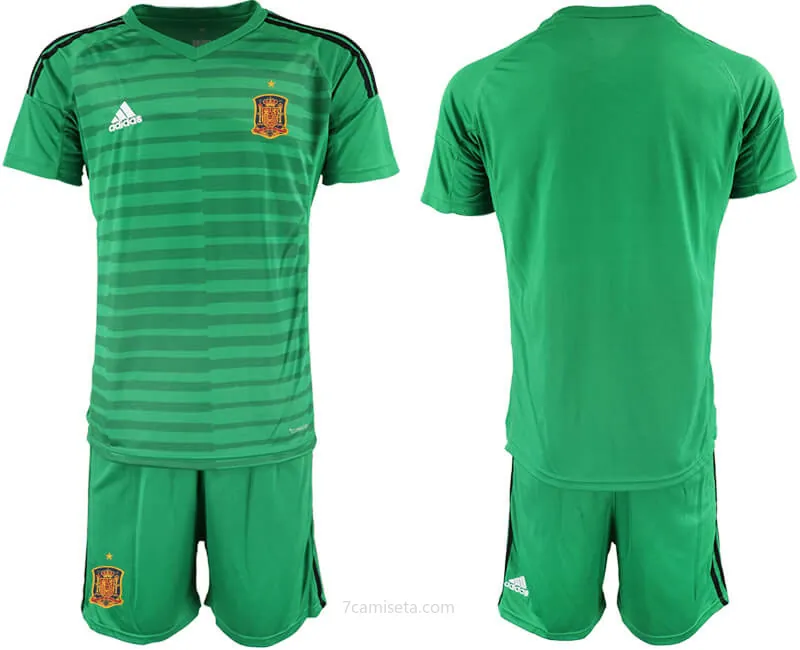 Camiseta De España Portero Verde Hazte con él antes de que se acabe