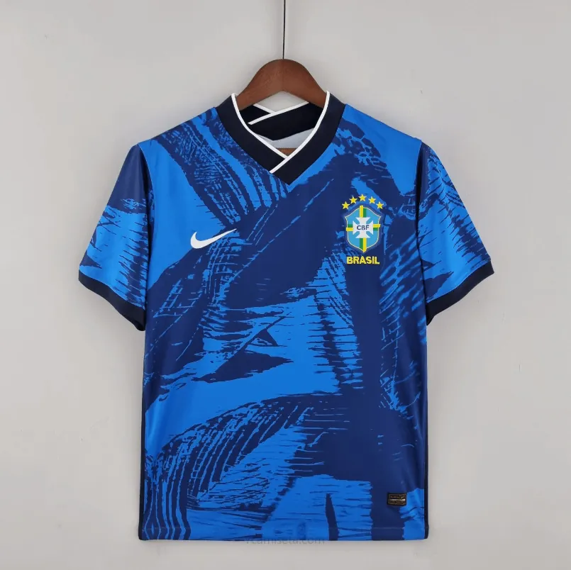 Camiseta 2022 Brazil Clásica Azul Formidable preciaco, aprovéchala ya de infarto