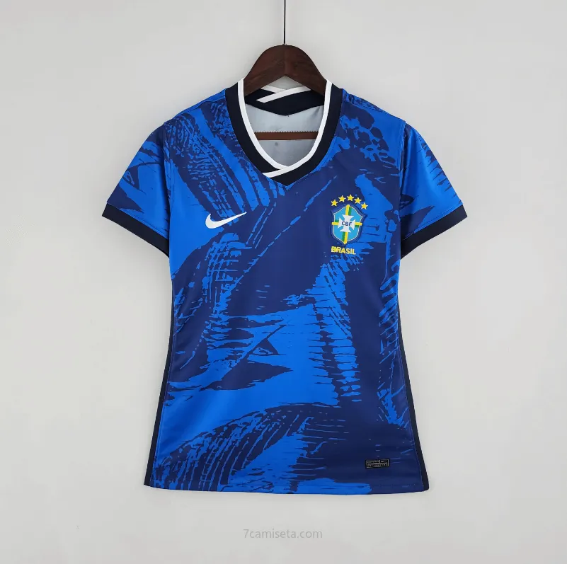 Camiseta 2022 Brazil Clásica Azul Mujer Aprovéchala ya este chollo insuperable