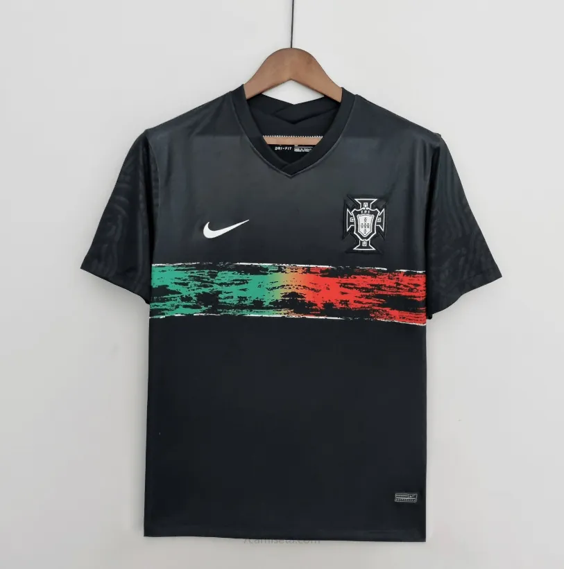 Camiseta Portugal 2022 Negra Rebajón, aprovéchalo