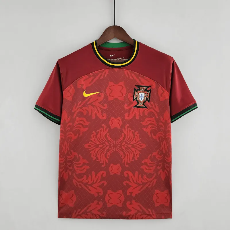 Camiseta 2022 Portugal Roja Date prisa este gangaza bestial