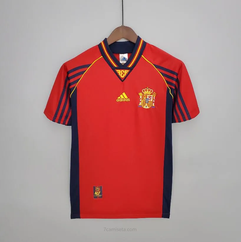 Camiseta Retro España Primera Equipación 1998 ¡¡Vaya justo descuentazo por tiempo limitado!