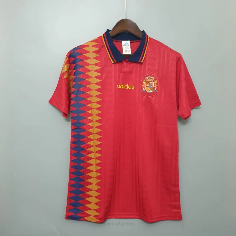Camiseta Retro España Primera Equipación 1994 Preciaso maravilloso