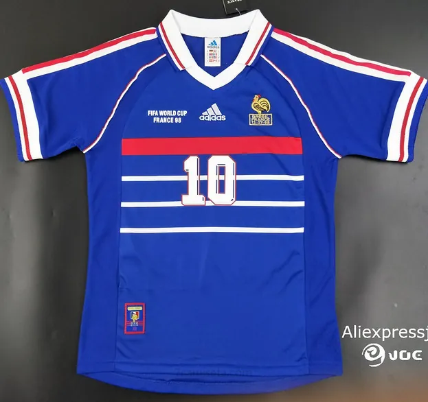 Camiseta Retro Francia Primera Equipación 1998 ¡¡Cómo razonable ahorro de colección!