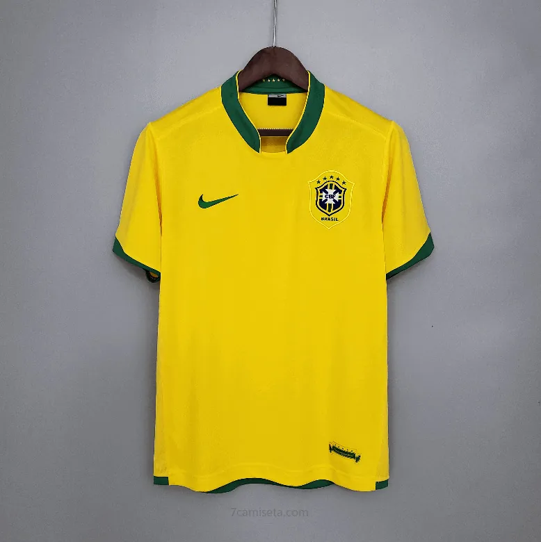Camiseta Brasil Retro Primera Equipación 2006 Chollo prodigioso en toda la red