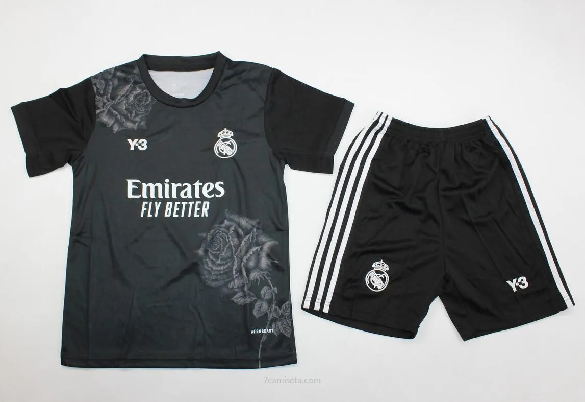 Camiseta Real Madrid Edición Especial Y-3 Negro 24/25 Niño Chollo rebajado