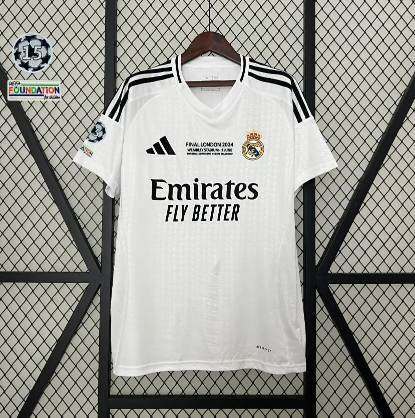 Camiseta Real Madrid Final Primera Equipación 24/25 Chollazo transparente de colección