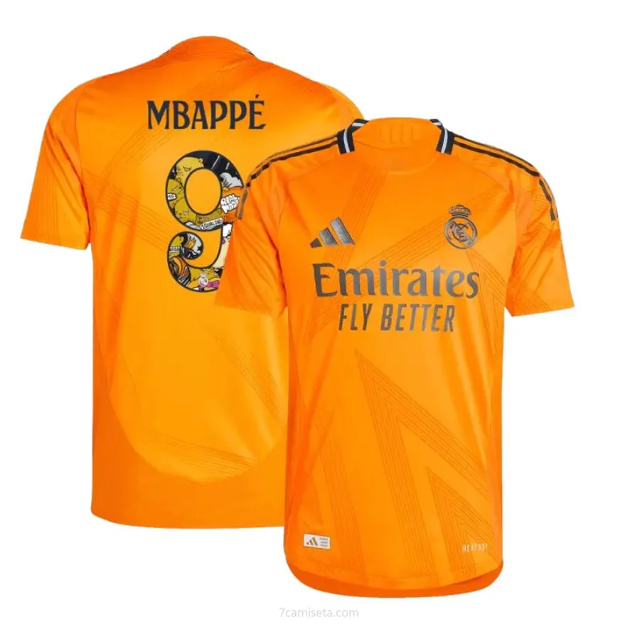Camiseta Real Madrid 2ª Equipación 24/25 MBAPPÉ #9 Bear Champ Font ¡¡Cómo saldo, aprovéchalo!
