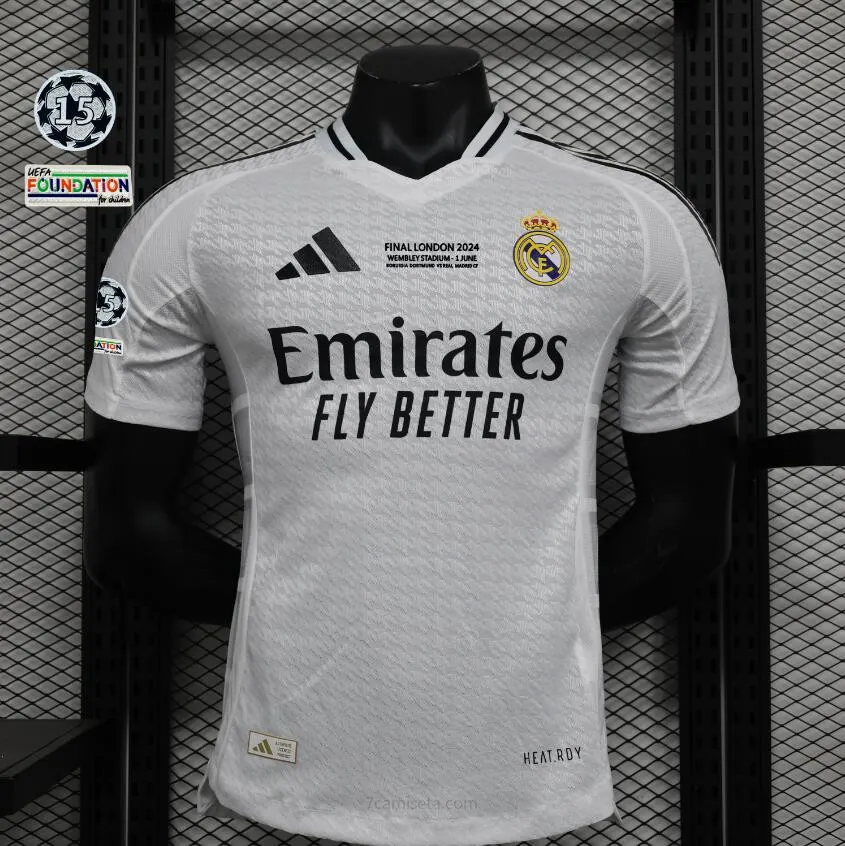 Camiseta Real Madrid Final Primera Equipación 24/25 Authentic ¡¡Qué regalado oferta por tiempo limitado!
