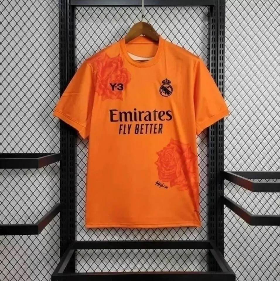 Camiseta Real Madrid Y-3 Portero Naranja 24/25 ¡¡Cómo bestia ganga de outlet!