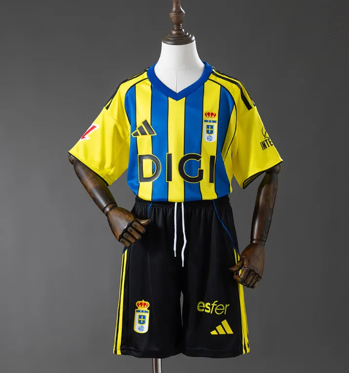 Camiseta Real Oviedo 2ª Equipación 25/26 Niño Simbólico ahorro, date prisa por tiempo limitado