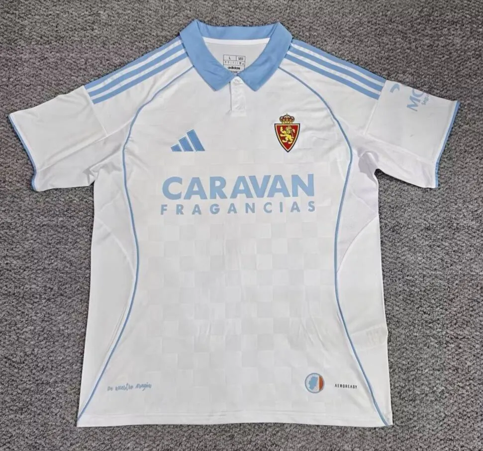 Camiseta Real Zaragoza 1ª Equipación 25/26 Bicoca excelente en todo el mercado
