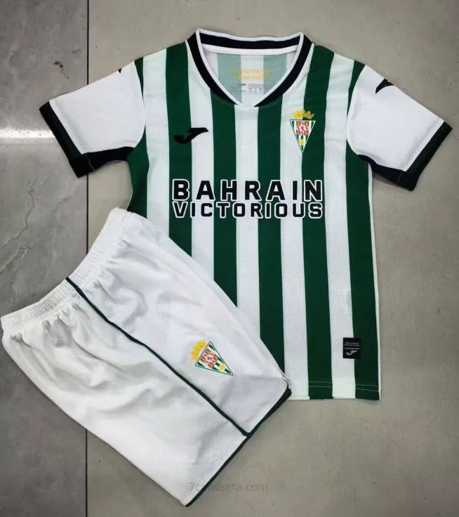 Camiseta Córdoba 1ª Equipación 25/26 Niño ¡¡Qué genial oferta calidad asegurada!