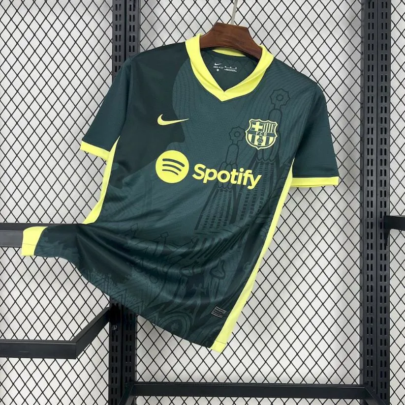 Camiseta Barcelona Fc Green Pre-match 2024/2025 Paga menos este descuento magnífico