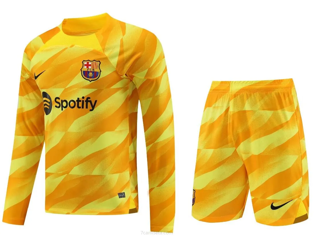 Camiseta Portero B-arcelona Amarillo 23/24 ML Sensacional saldo, activa antes de que se acabe