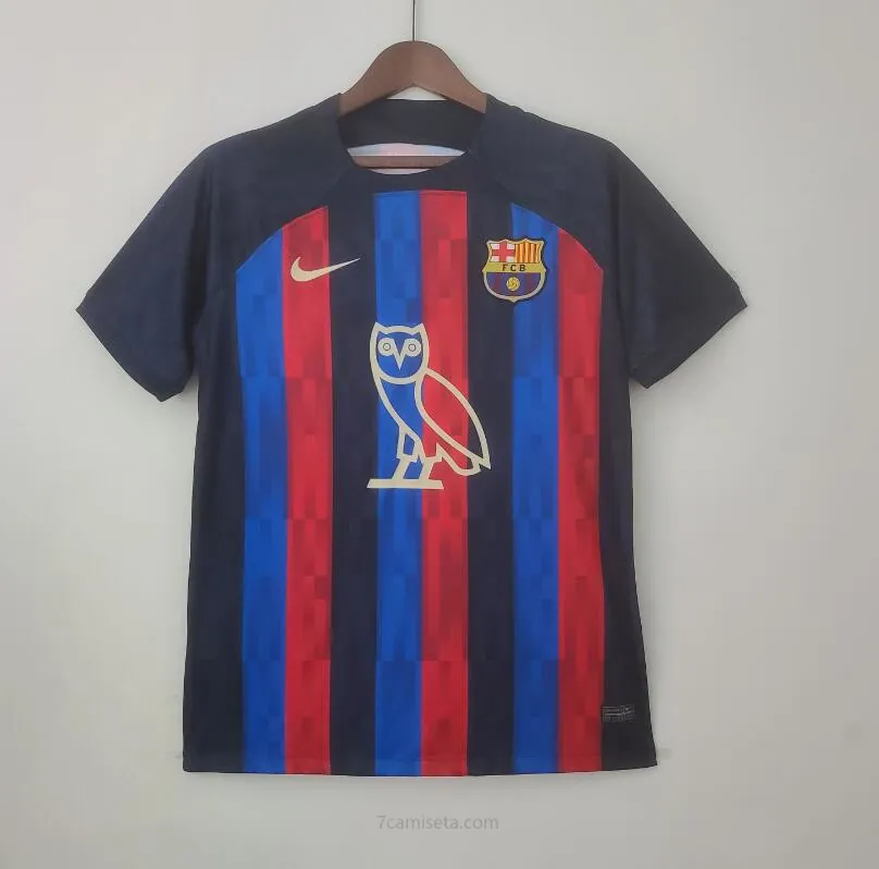 Camiseta B-arcelona Owl Sponsor Primera Equipación 22/23 Activa este descuento genial