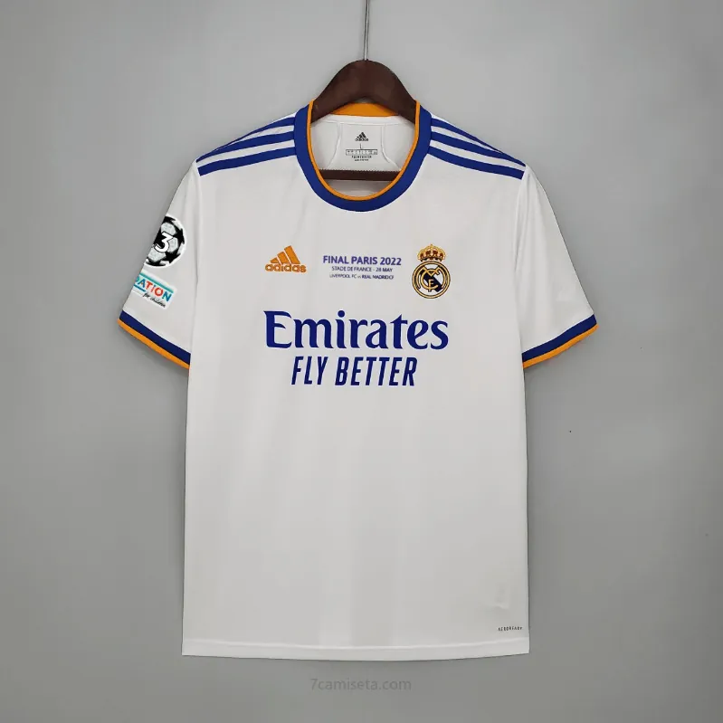 Camiseta Real Madrid Primera Equipación 21/22 Final No lo dejes escapar sin intermediarios