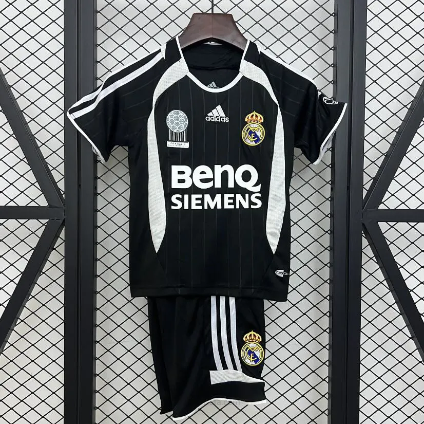 Camiseta Retro Real Madrid 2ª Equipación 06/07 Niño Chollazo ridículo sin intermediarios