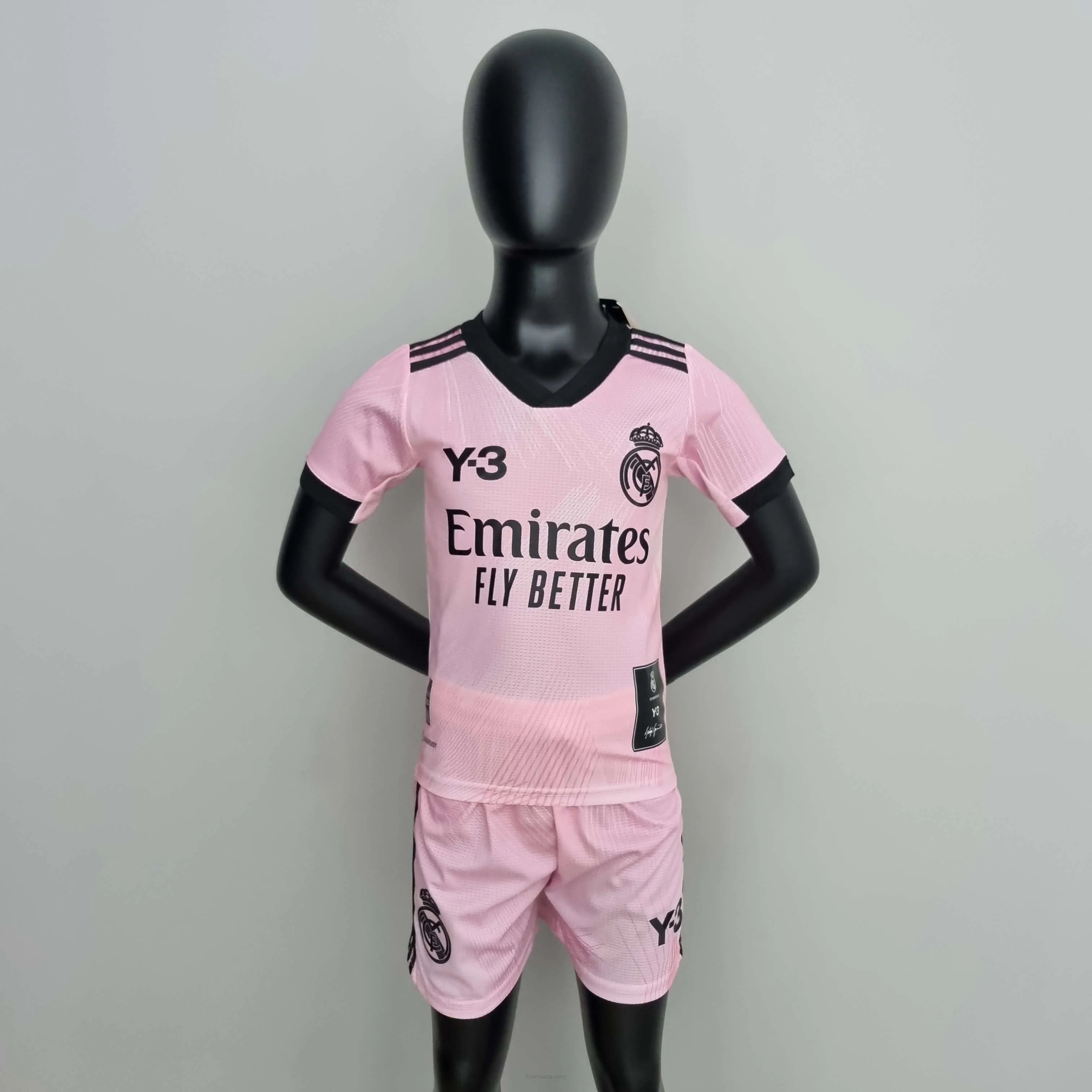 CAMISETA Y-3 Real Madrid 120TH ANNIVERSARY ROSA Niño Oferta simbólico de outlet