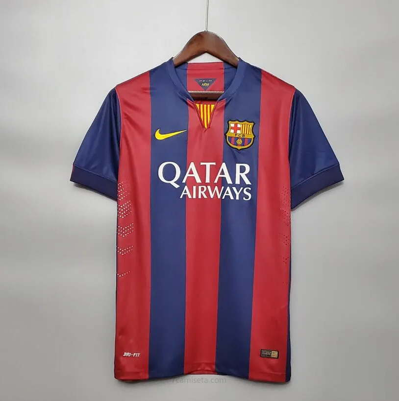 Camiseta Retro Barcelona Primera Equipación 14/15 ¡¡Qué increíble rebaja como nunca!