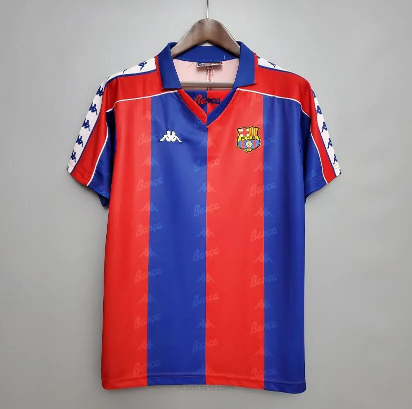 Camiseta Retro Barcelona Primera Equipación 92/95 Gangaza simbólico