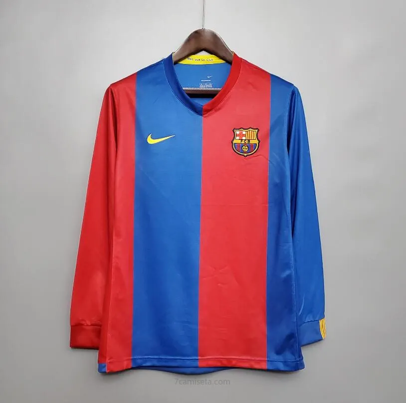 Camiseta Retro Barcelona Primera Equipación 06/07 ML Dispara este preciaso económico