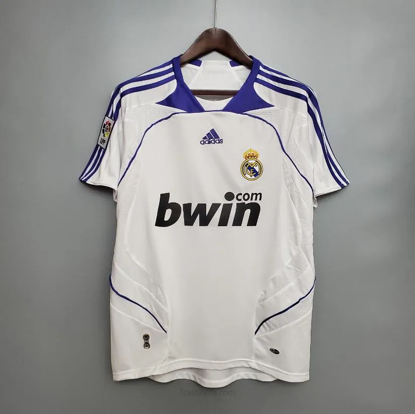 Camiseta Retro Real Madrid Primera Equipación 07/08 Alucinante preciaso, hazte con él sin competencia