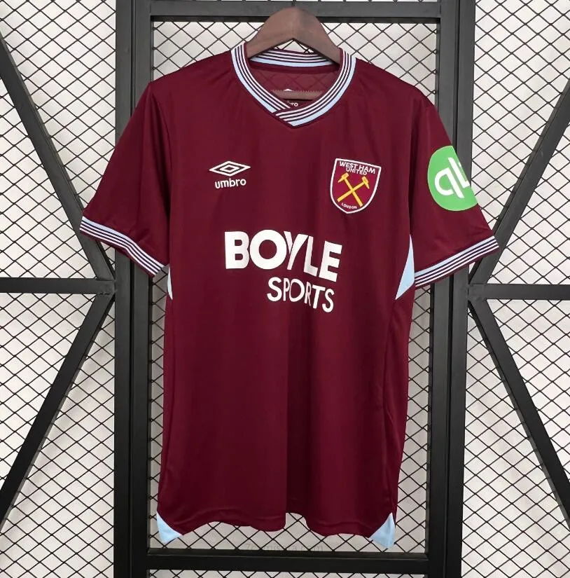 Camiseta West Ham United 1ª Equipación 25/26 Oferta barato de campeonato