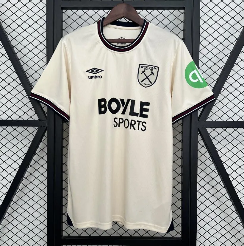 Camiseta West Ham United 2ª Equipación 25/26 Agarra hasta fin de existencias