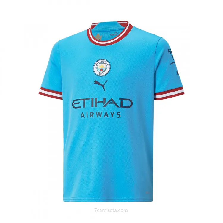 CAMISETA MANCHESTER CITY FC PRIMERA EQUIPACIÓN 2022-2023 NIÑO Descuento brutal como nunca