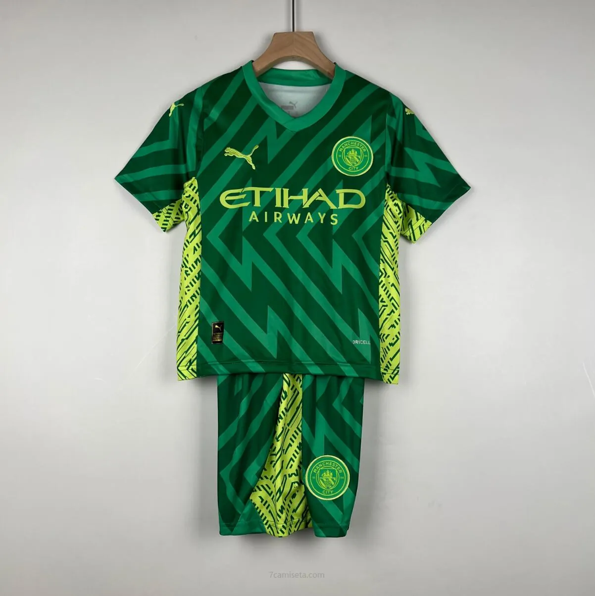 Camiseta Manchester City Portera Niño 23/24 Verde ¡¡Vaya rebajón, date prisa!