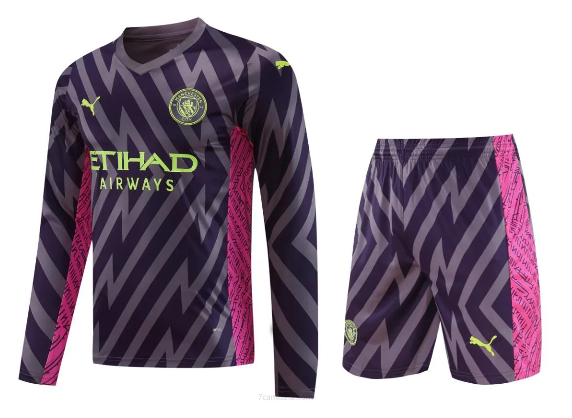 Camiseta Portero Manchester City 23-24 Morado ML Date prisa de outlet