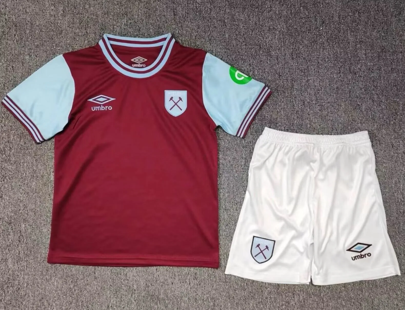 Camiseta West Ham United 1ª Equipación 24/25 Niño Bicoca, benefíciate